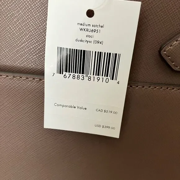 NWT Kate Spade Medium Staci Satchel in Dusk City - Picture 8 of 8